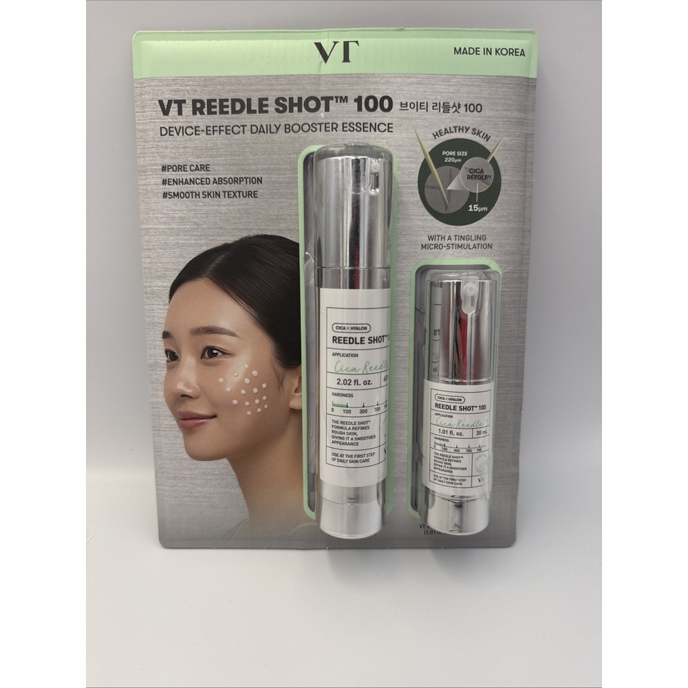 VT Reedle Shot 100 Daily Booster Essence 2oz + 1oz